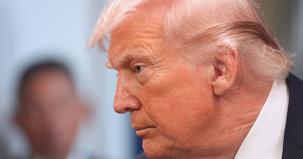 U.S. Court of International Trade courtroom during Trump's tariff hearing