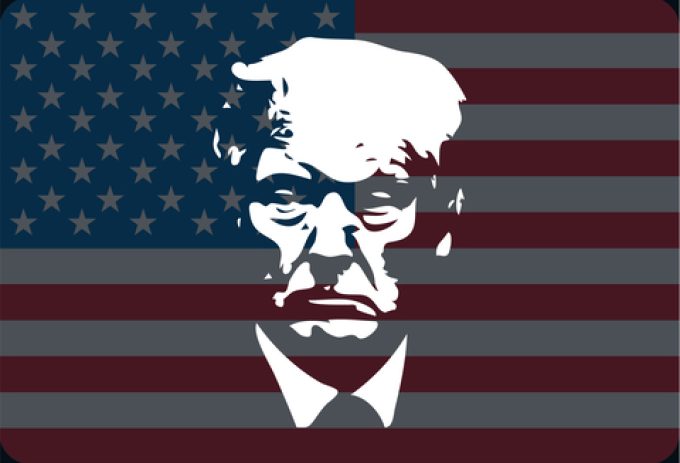 Two men in suits walking through a modern office building hallway, suggesting business or diplomatic negotiations.