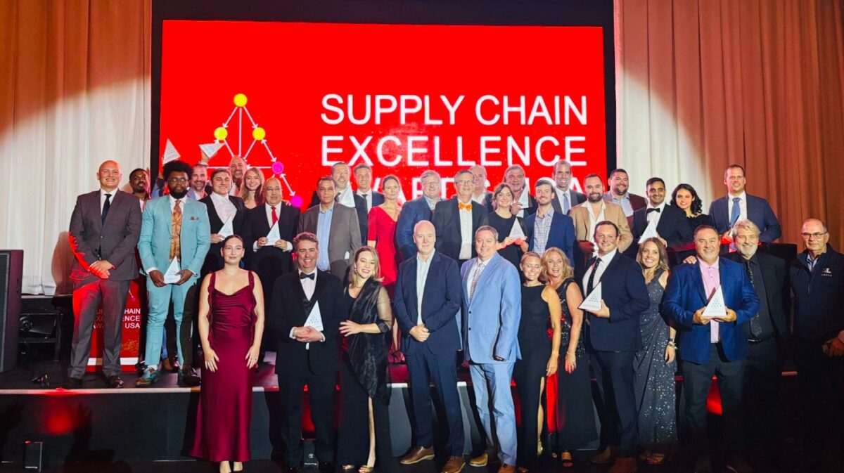 A graphic announcing the Supply Chain Excellence Awards USA 2026 with a deadline reminder.