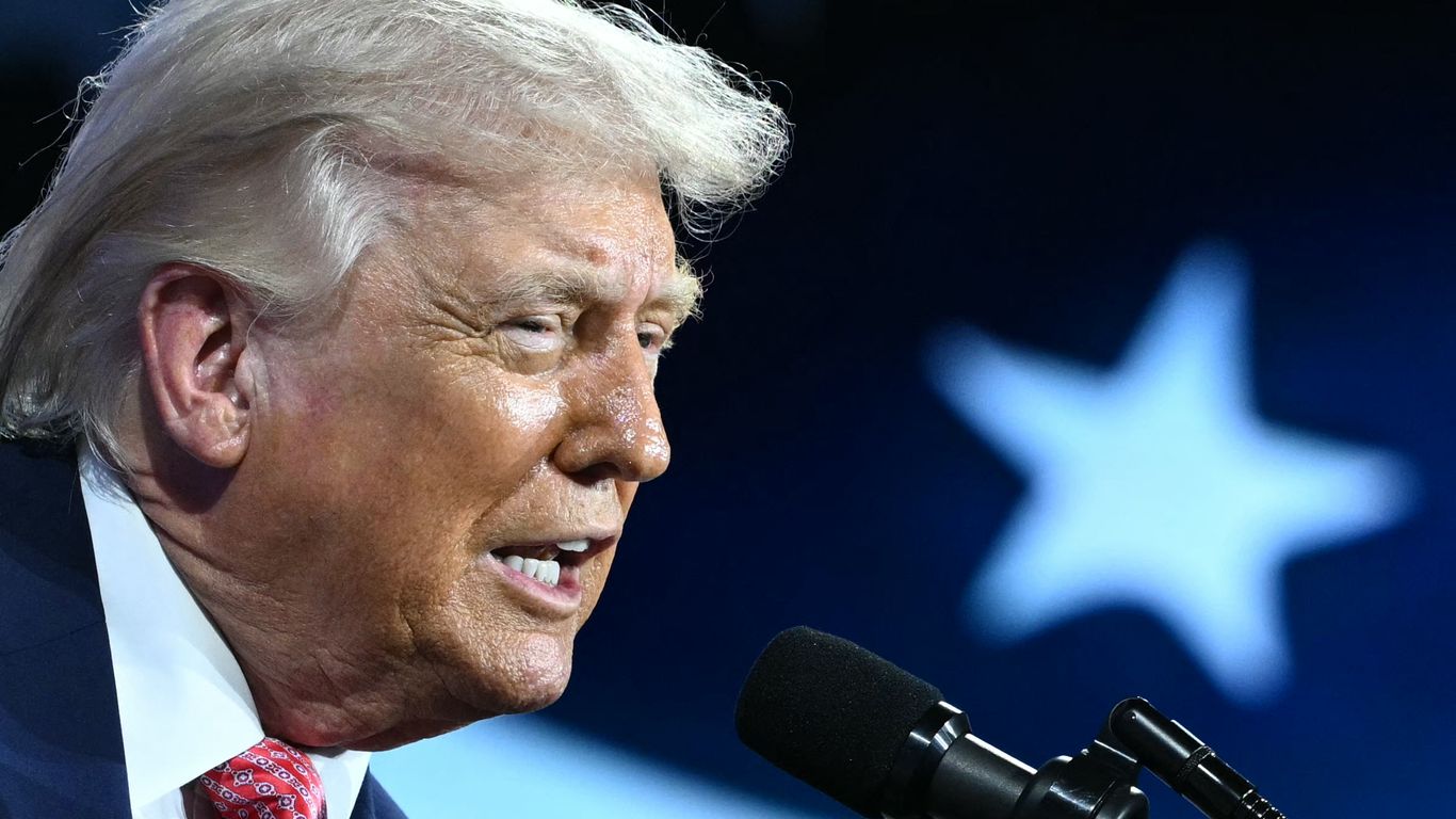 Political ad screenshots featuring Trump endorsements in GOP congressional primaries