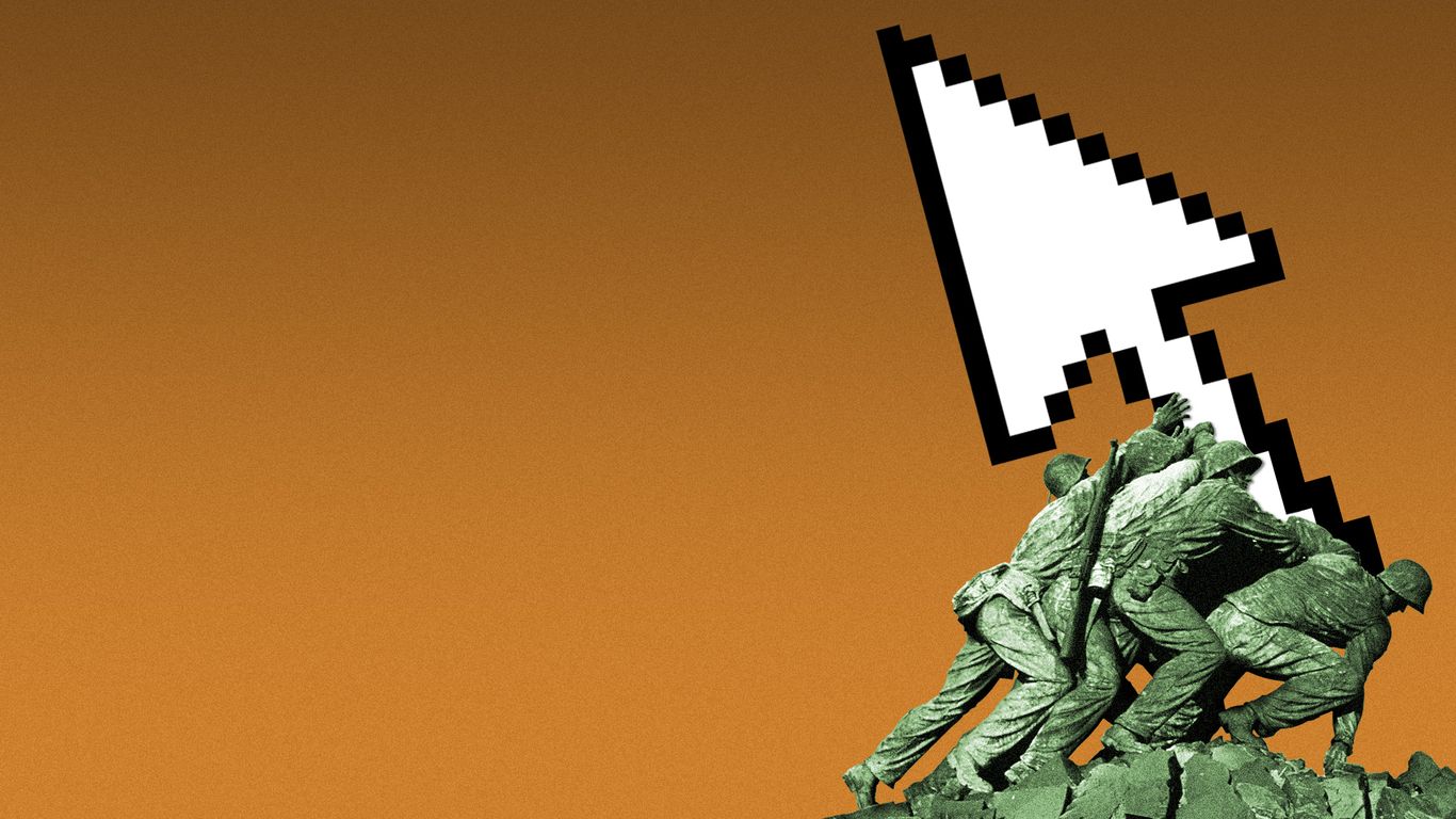 AI-generated LEGO figure of Trump rapping amid Iran war propaganda